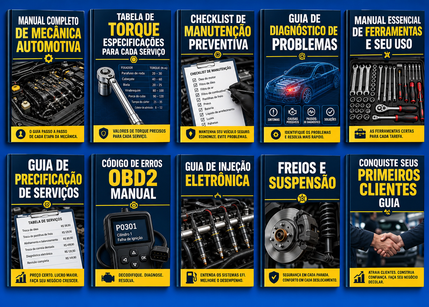 10 bônus exclusivos inclusos no curso
